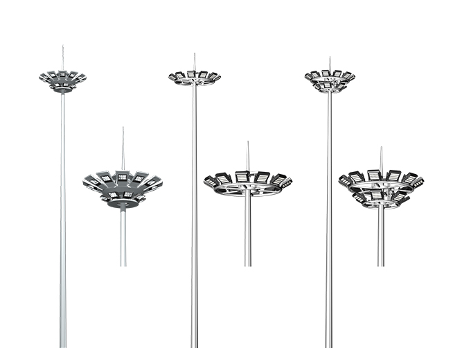 Освещение высоких мачт